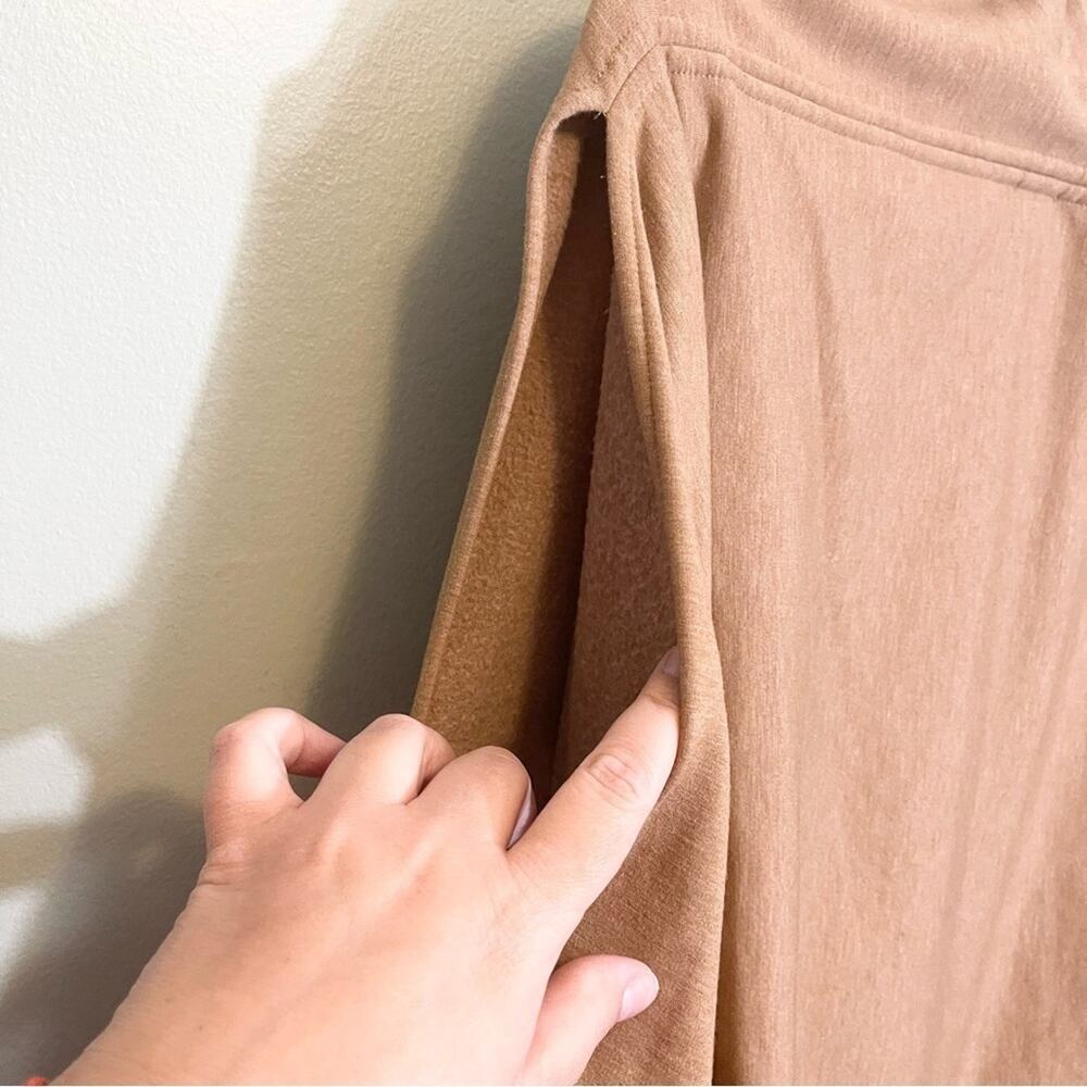 Chico's Womens Stretch Contrast Edging Ann Marie Ruana Wrap Brown One Size‎ - Picture 6 of 13
